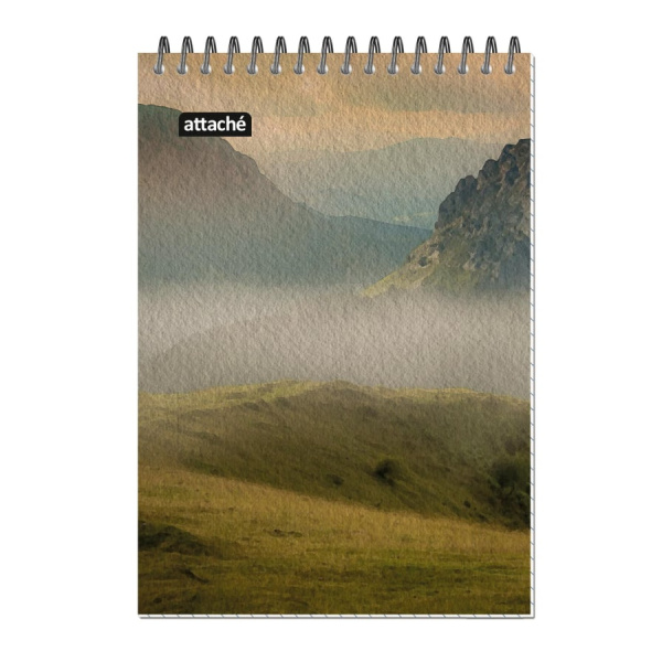 Блокнот Attache А5 80л. "Природа" гребень (1657539)