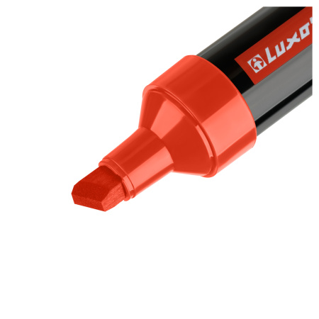 Маркер промышленный LUXOR "510" красный, скошенный, 5-7мм (3163)
