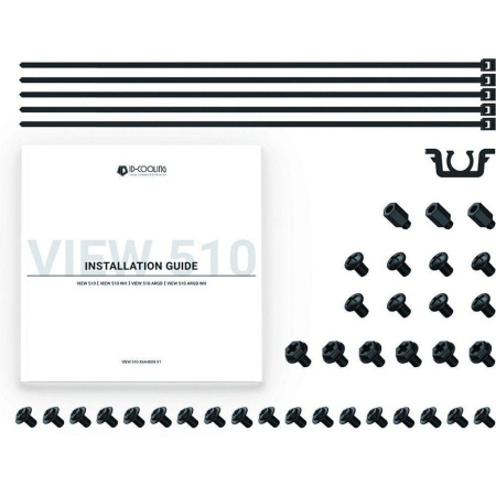 Корпус ID-Cooling View 500 черный без БП mATX 9x120mm 1xUSB2.0 1xUSB3.0 audio bott PSU