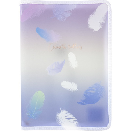 Папка на молнии А4 AXENT " Colourful Feather 03" (1807-93-A)