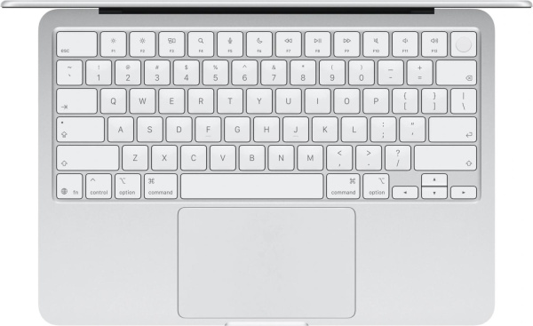 Ноутбук Apple MacBook Neo A3404 A18 Pro 6 core 8Gb SSD512Gb/5 core GPU 13" IPS (2408x1506) macOS silver WiFi BT Cam (MHFC4HN/A)
