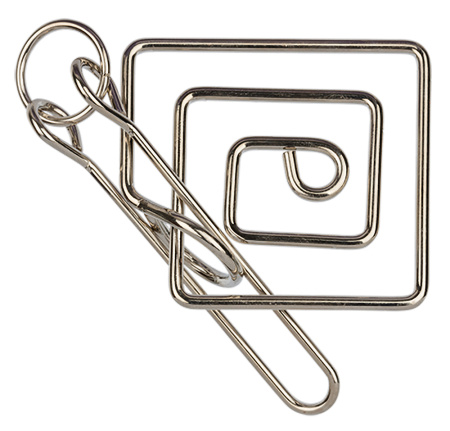 Головоломка металлическая  "DELFBRICK" DLM-30 1 шт "Лабиринт" 3 элемент.