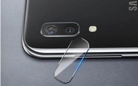 Защитное стекло для Samsung Galaxy A40 ZibelinoTG (для камеры)