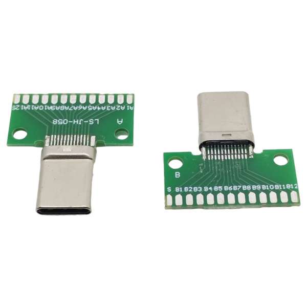 Плата макетная с разъемом USB Type-C штекер