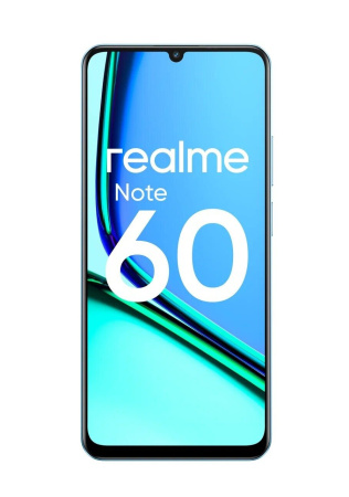 Смартфон Realme Note 60 6Гб 128Гб Небесный Голубой 6.74", IPS, 1600*720, 2*1.82+6*1.8ГГц, 32+0.08Мп, 5Мп, 4G, 5000мАч, And 14