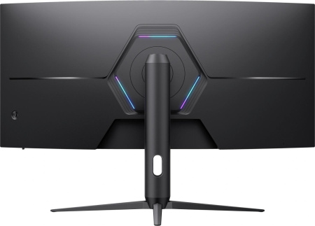 Монитор Hisense/ 34"/3440x1440, изогнутый, VA/ELED, 21:9, матовое/антибликовое, 240Гц, время отклика 1мс, 320кд/м2, 3000:1, углы обзора 89 °(H)/89°(V), встроенные колонки 2*3Вт, HDR 400, DisplayPort,  HDMIх2, разъем для наушников 3.5мм, rotatable lifting