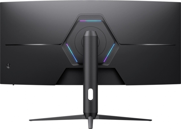 Монитор Hisense/ 34"/3440x1440, изогнутый, VA/ELED, 21:9, матовое/антибликовое, 240Гц, время отклика 1мс, 320кд/м2, 3000:1, углы обзора 89 °(H)/89°(V), встроенные колонки 2*3Вт, HDR 400, DisplayPort,  HDMIх2, разъем для наушников 3.5мм, rotatable lifting
