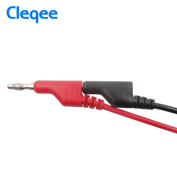 Набор тестовых проводов Cleqee P1036, banana-banana, пара красный+черный