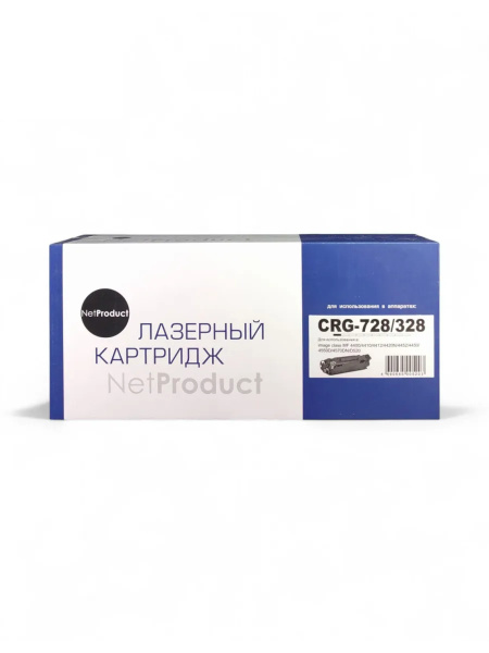 Картридж_лазерный NetProduct N-№728/328 для Canon MF-4410/4430/4450/4570/4580 Черный (2100 стр)