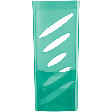 Лоток вертикальный СТАММ "Тропик", ширина 110 мм, тонированый мятный, ЛТВ-31248	