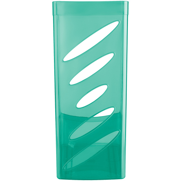 Лоток вертикальный СТАММ "Тропик", ширина 110 мм, тонированый мятный, ЛТВ-31248	