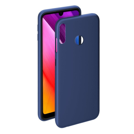 Накладка для Huawei Y7 (2019) Deppa Gel Color Case синяя (86661)