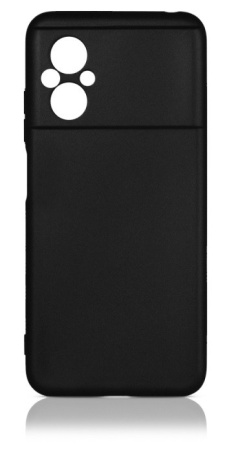 Чехол силиконовый для Poco M5 DF poCase-11 (black)