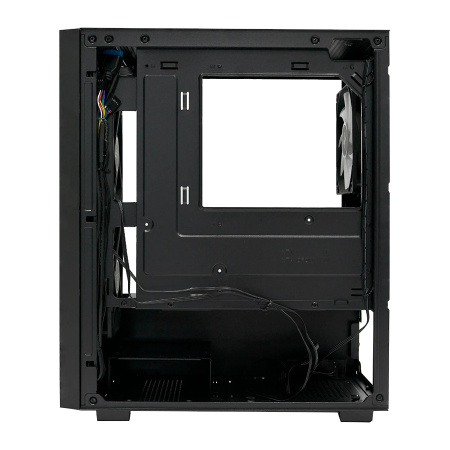 Корпус mATX Б_БП XASTRA A306M 3FRGB Black (USB3.0,Audio,TG,черный,Mesh,3х120мм FRGB,CPU Cooler до 155мм, VGA до 275мм)[A306M-3FC12F]