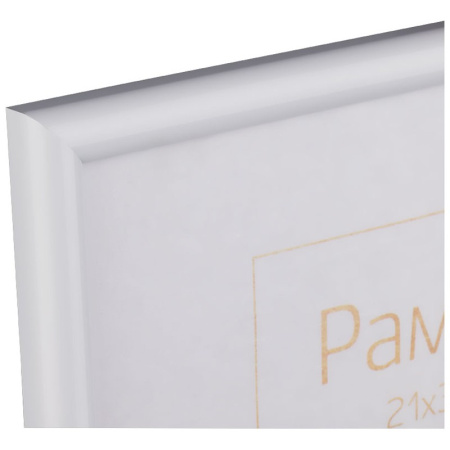 Фоторамка А4 OfficeSpace 21*30см. пластик "Basic", белая (РП_41692)