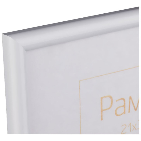 Фоторамка А4 OfficeSpace 21*30см. пластик "Basic", белая (РП_41692)