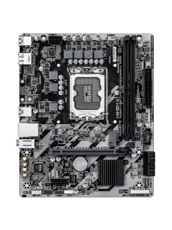 Мат.плата S1851 H810 GIGABYTE H810M K (mATX,2DDR5,M.2,PCI-E16,PCI-E,4SATA,HDMI,DP,PC6400)