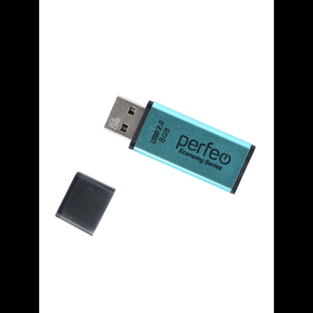 Флеш-накопитель USB2.0 8Gb Perfeo E03 (PF-E03G008ES) зеленый