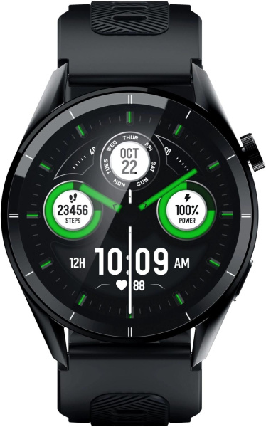 Смарт-часы Tecno Watch 3 Pro 1.43" AMOLED корп.черный рем.черный (WP03)