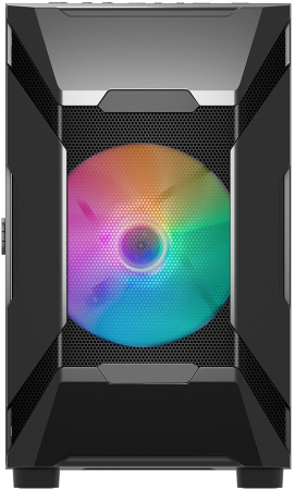 Корпус mATX Б_БП 1STPLAYER DK D3-A (USB3.0, Audio, WN,2x140mm LED, черный)[D3-A-BK-2G6P]