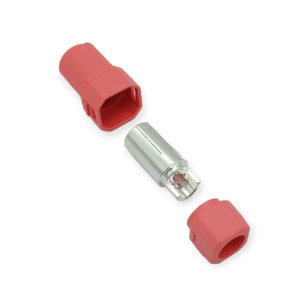 Разъем AS250-1 SH8.0-F.S.R, гнездо, на кабель, красный, DC 500V, 150A