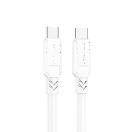 Кабель USB Type-C (m) - USB Type-C (m) BOROFONE BX81 1м ,60W, белый