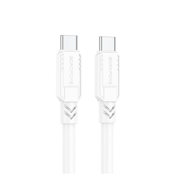 Кабель USB Type-C (m) - USB Type-C (m) BOROFONE BX81 1м ,60W, белый