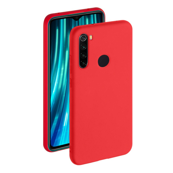 Чехол силиконовый для Xiaomi Redmi Note 8T Deppa Gel Color Case красный (87384)
