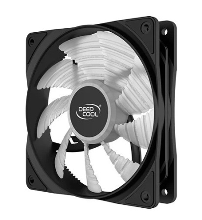 Кулер в корпус 120x120x25 DeepCool RF120R (hydro/1300rpm/3pin+molex/Red LED)