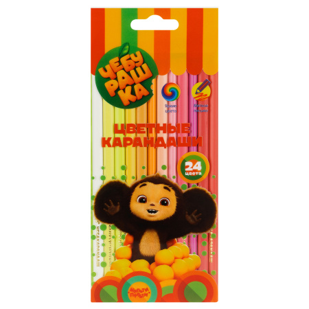 Карандаши 24цв. Мульти-Пульти "Чебурашка" CPЧБ_52999