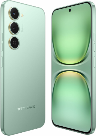 Смартфон Tecno SPARK 40 Pro 8Гб 256Гб Bamboo Green 6.78", AMOLED, 2720*1224, 2*2.2+6*2ГГц, 50Мп, 13Мп, 4G, NFC, 5160мАч, And 15