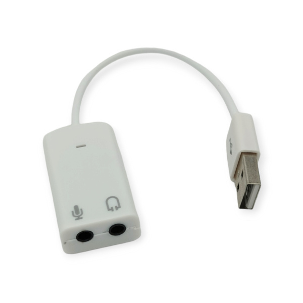 Звуковая карта USB 5H HT-03S 7.1  Белый