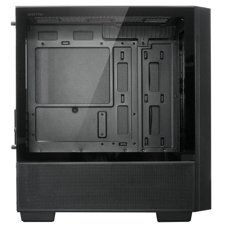 Корпус mATX Б_БП XASTRA  A400M 3ARGB-C6 Black (USB3.0,Audio,черный,Mesh,TG,2х140мм+1х120мм FC ARGB PWM fans/ARGB+PWM HUB 6port,CPU Cooler до 175мм, VG