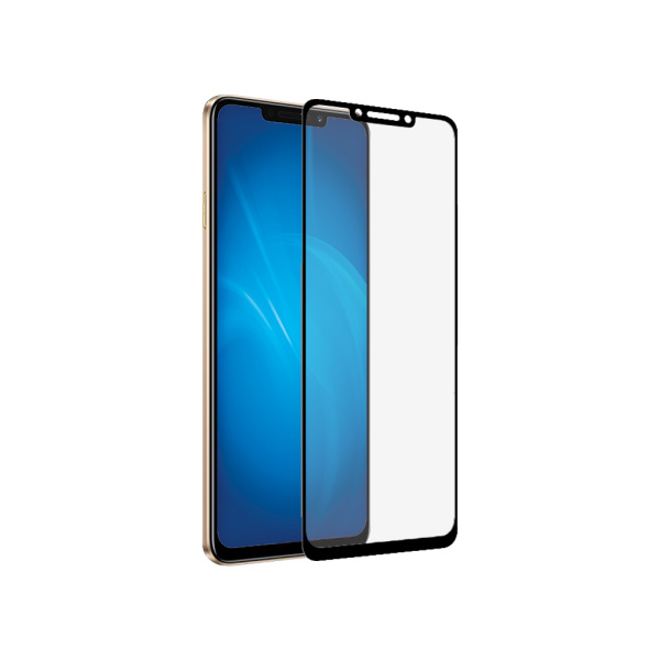 Защитное стекло для Huawei Nova Y91/Enjoy 60X с цветной рамкой (fullscreen+fullglue) DF hwColor-145 