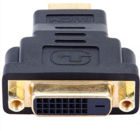 Переходник HDMI(M)-DVI 25 pin (F) Cablexpert A-HDMI-DVI-3 золотые разъемы