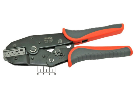 Кримпер Iwiss IWS-2560, 0.25..6кв.мм, TE, AMP, JAM, Molex, Tyco, JST