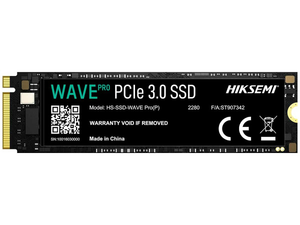 SSD-накопитель M.2 2Тб HIKSEMI (HIKVISION) Wave Pro(P) [HS-SSD-WAVE Pro(P) 2048G](3D NAND,NVMe,3445/3120 Мб/с)