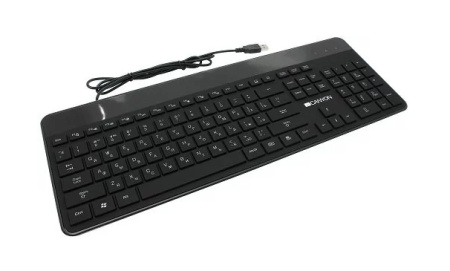Клавиатура USB Canyon HKB-5 107 клавиш, кабель 1.5м Black (CNS-HKB5)