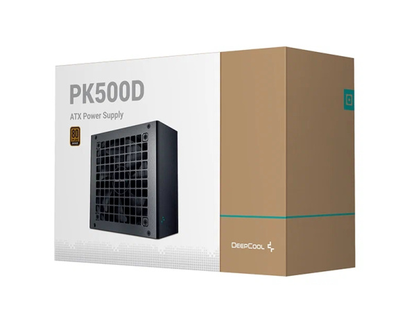 Блок питания 500Вт Deepcool PK500D (APFC,120мм,2PCI-E,6SATA,80+BRONZE)[R-PK500D-FA0B-EU]