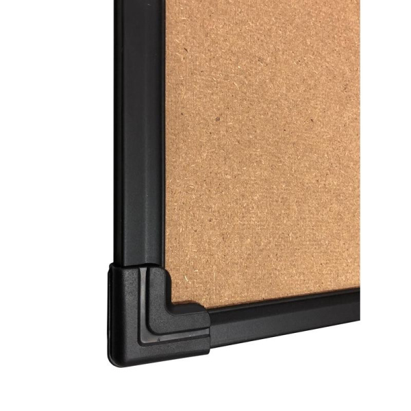 Доска информационная 30*40см. Attache черная рамка 827468