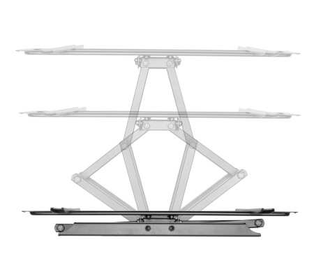 Кронштейн ITECHmount PTRB440LN черный настенный,для тв,32-55",до 40кг,от стены 53-464мм,с функцией наклона ＋5°～-15°,поворота 60° вправо / 60° влево,по