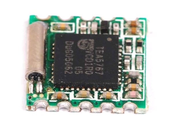 Модуль FM-радио, TEA5767, 76..180МГц, I2C, Vdc5V