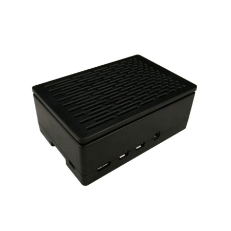 Корпус ACD RA509  Black ABS Case (Install 3010/3007 Fans or 3.5 Inch Touch Screen), совместим с креплением VESA Mount, for Raspberry PI 4B