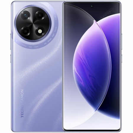 Смартфон Tecno Camon 30S 8Гб 128Гб Nebula Violet 6.78", AMOLED, 2436*1080, 2*2.2+6*2ГГц, 50+2Мп, 13Мп, 4G, NFC, 5000мАч, And 14