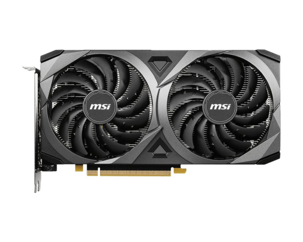 Видеокарта GeForce RTX3060 MSI 12Гб VENTUS 2X OC GDDR6,192bit,HDMI,3DP (RTX 3060 VENTUS 2X 12G OC) ret