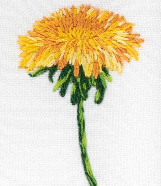 Набор для вышивания "PANNA" "Живая картина" JK-2280 "Паттерн. Одуванчики" 24 х 30 см