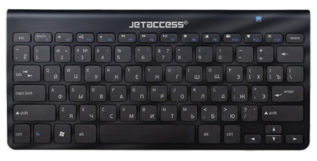 Клавиатура беспроводная Jet.A SlimLine K9 BT ультракомпактная, Bluetooth,черная