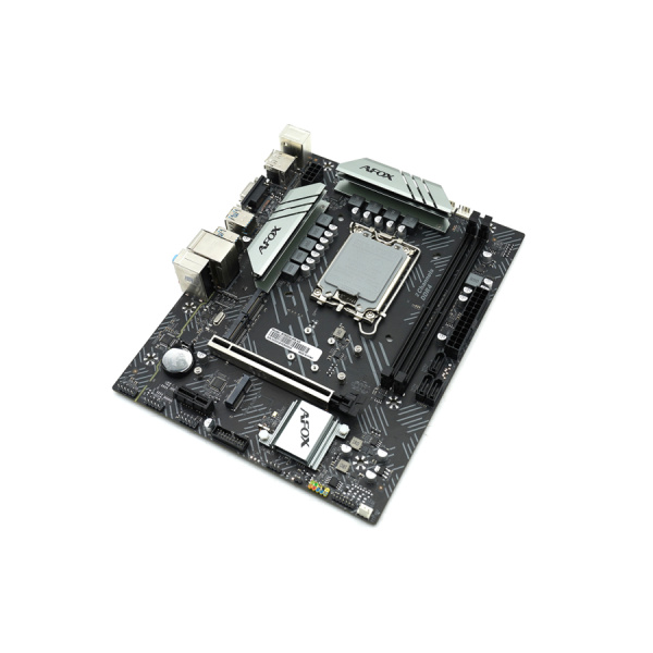 Мат.плата S1700 B760 AFOX B760D4-MA5-V2 (mATX,2DDR4,M.2,PCI-E16,PCI-E,VGA,HDMI,DP,PC3600)