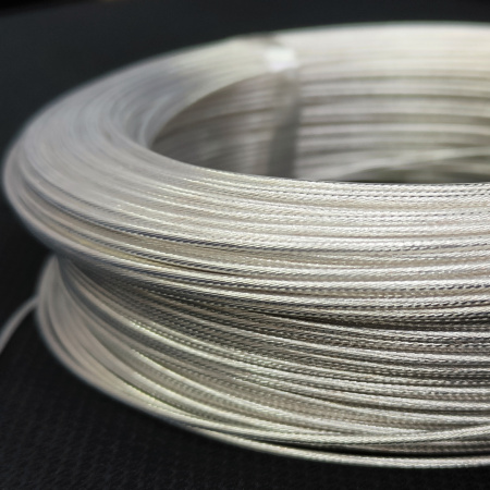 Провод фторопластовый AF-250, 18AWG (0.75мм2), 600В, посеребренная медь, PFA, 250С