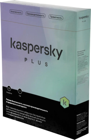Антивирус Kaspersky Plus + Who Calls (5_пк_1_year_Base_Box,KL1050RBEFS)